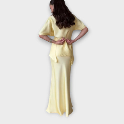 Finja  ｜ Top s odhalenými ramenami a sukňovým setom