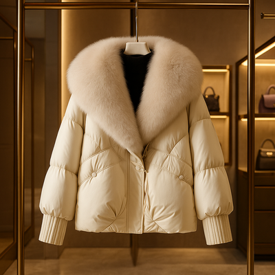 Kožušinová Bunda Ornella Jeseň/Zima