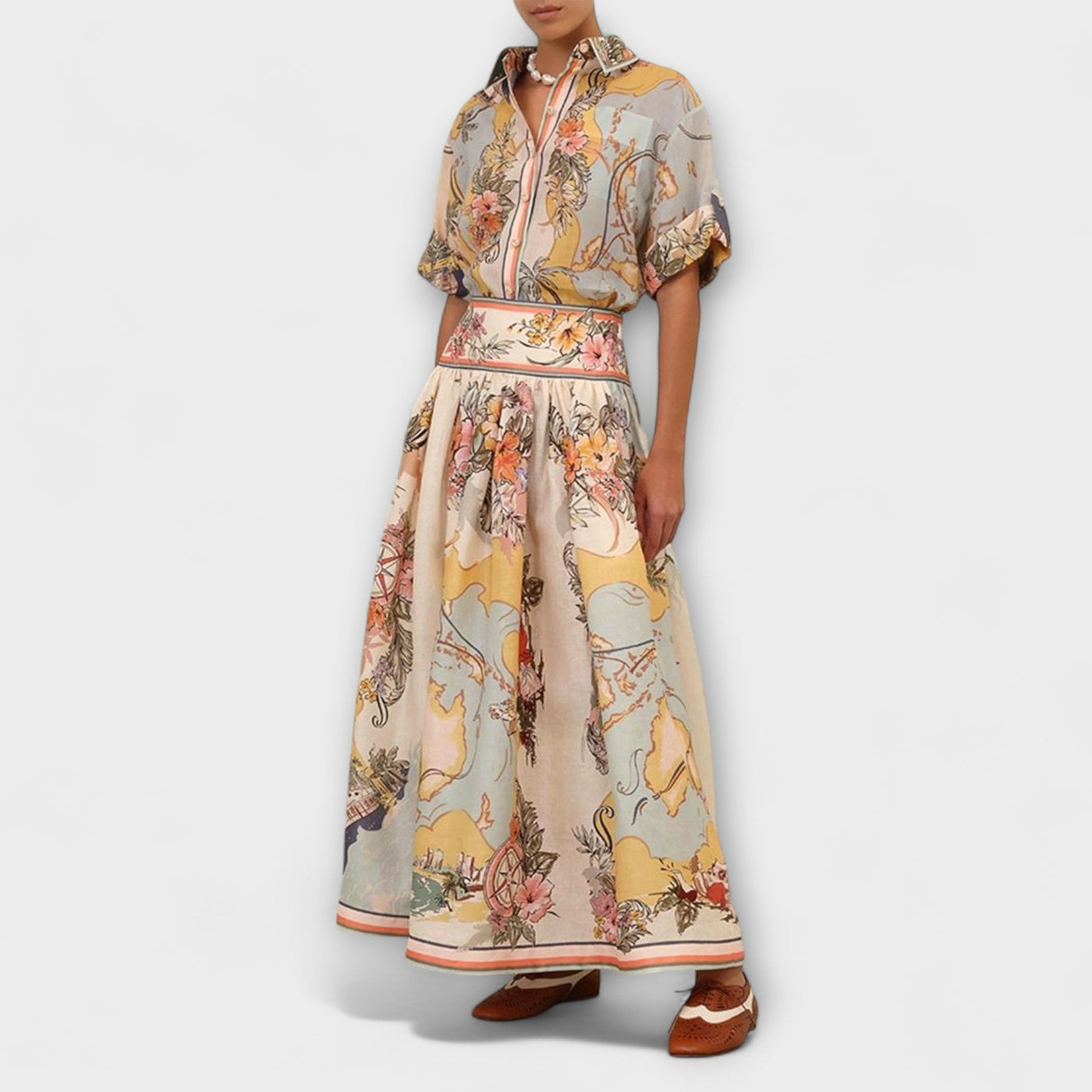 Jessica  ｜ Midi-Sukňa