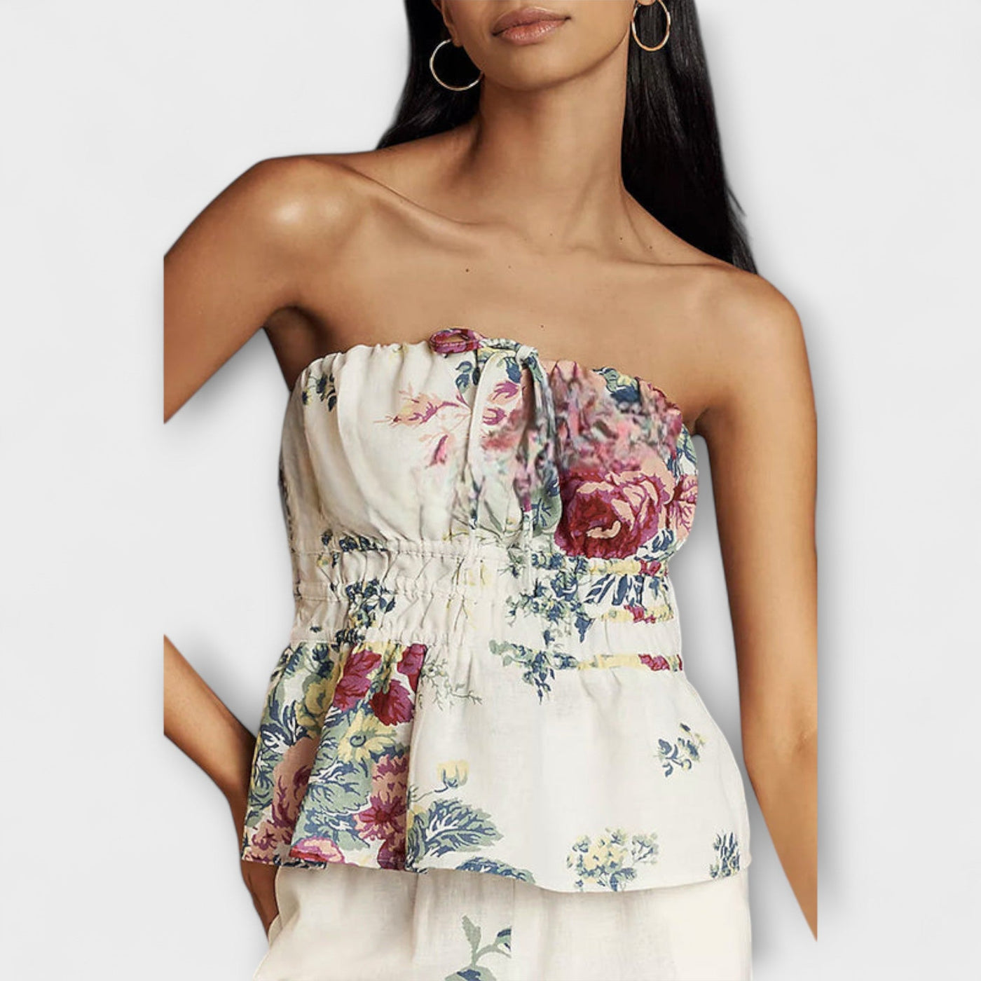 Indigo ｜ Letný kvetinový vzor Set