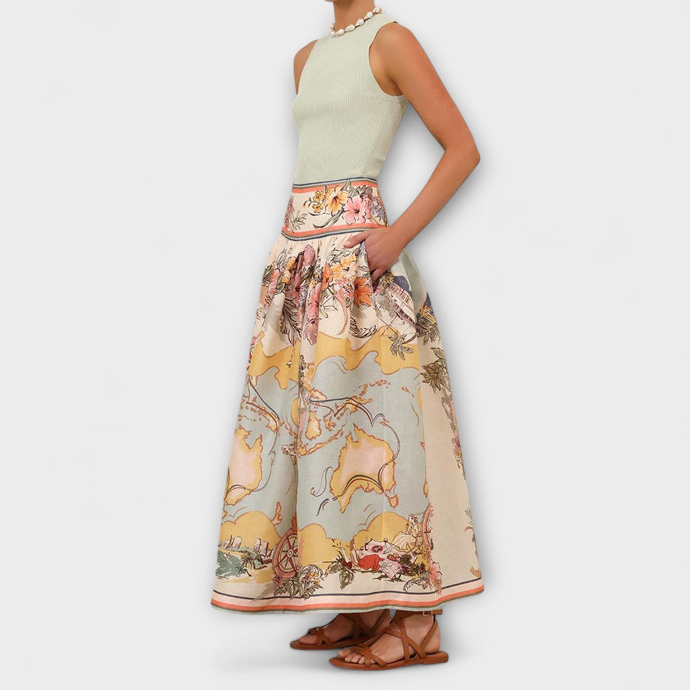 Jessica  ｜ Midi-Sukňa