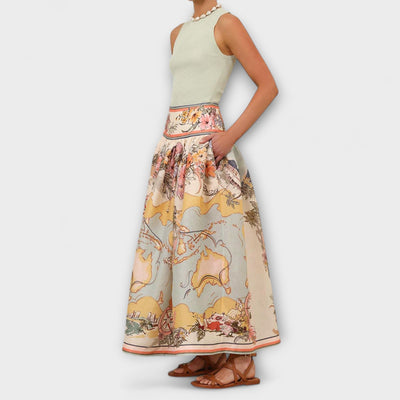 Jessica  ｜ Midi-Sukňa