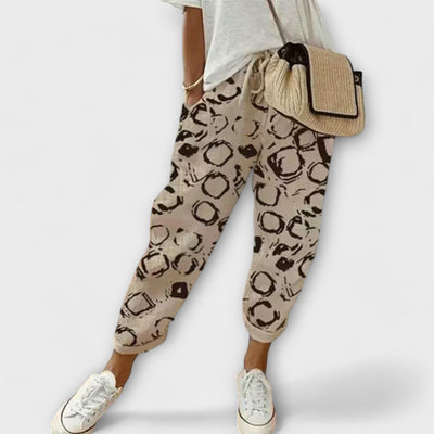 Burga  ｜Pohodlné nohavice z bavlny a ľanu