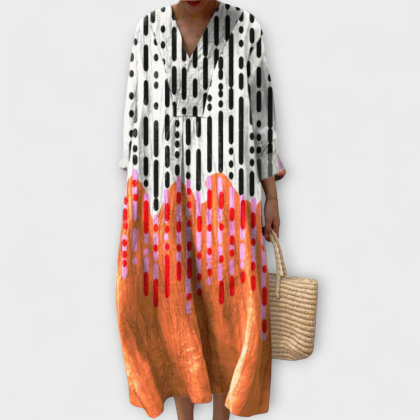 Alden   ｜ Štýlové geometrické šaty