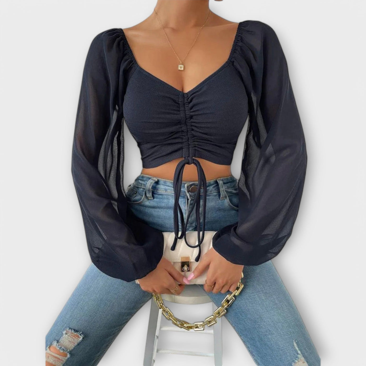 Jacqueline  ｜Univerzálna večerná blúzka