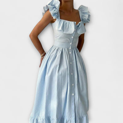 Lia   ｜Rüschenshirt Šaty