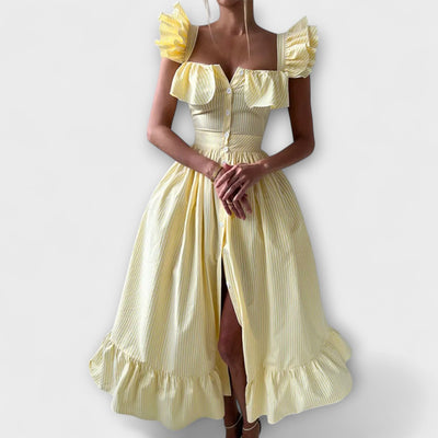 Lia   ｜Rüschenshirt Šaty