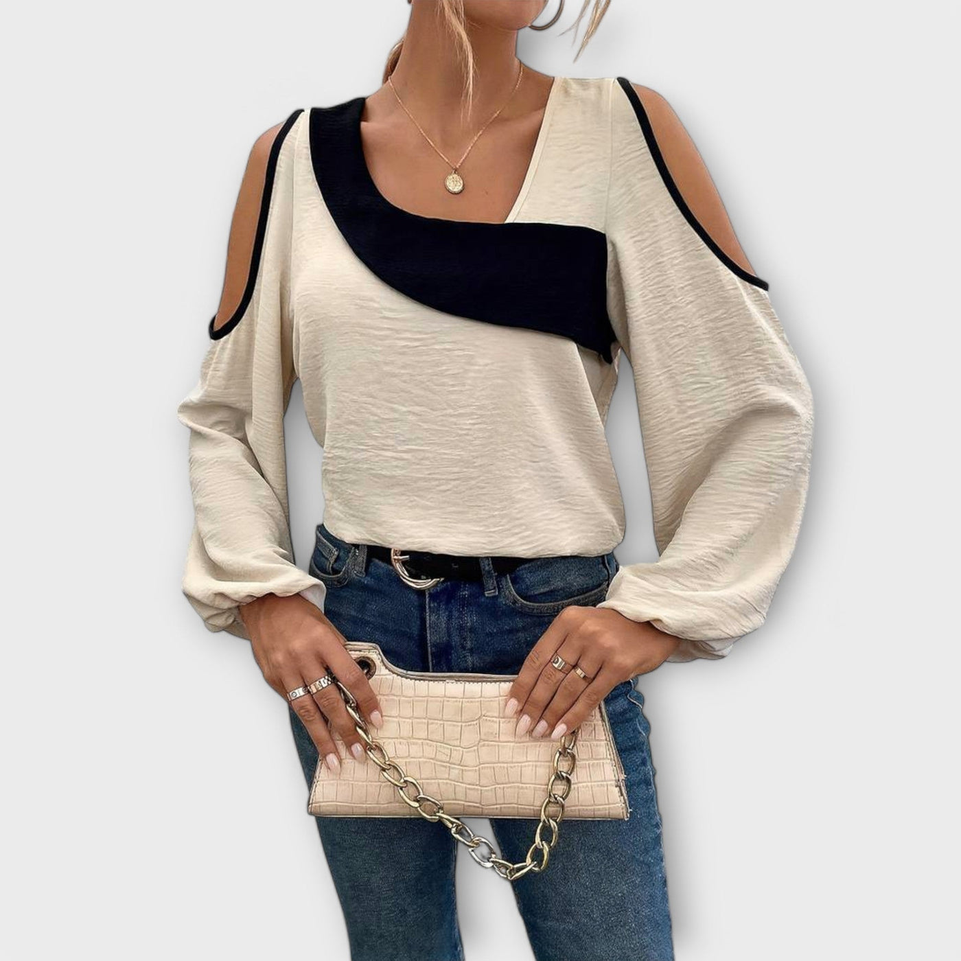 Scarlett  ｜Blúzka s štvorcovým výstrihom