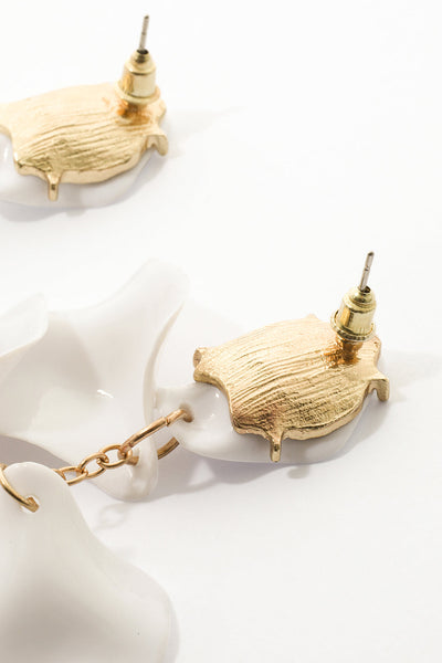 NÁUŠNICE KVAPKY ORCHIDEOVÝCH OKVETNÝCH LÍSTKOV