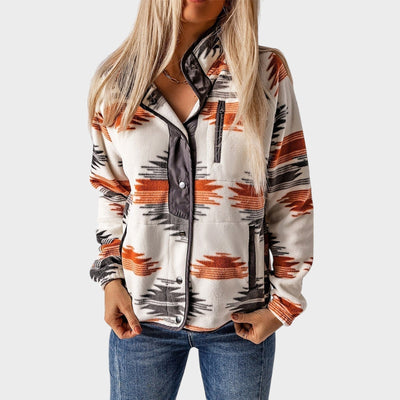 Bronislava  ｜POHODLNÁ BUNDA S GOMBÍKMI