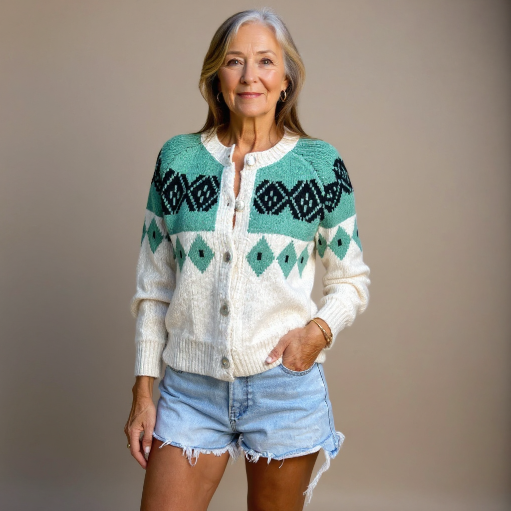 Allison | Retro Island Sweater