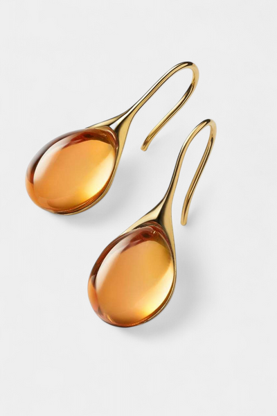 NÁUŠNICE S KRISTÁLOVÝM KVAPKOVÝM ZAVESENÍM V ZLATE A STRIEBRE