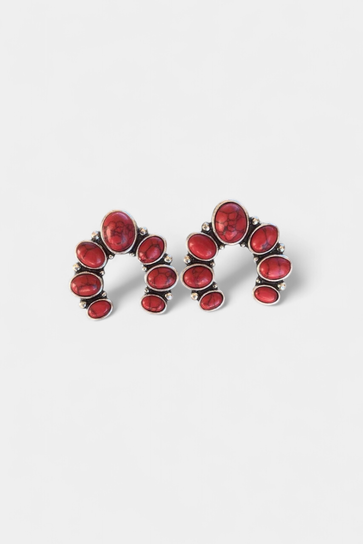 NÁUŠNICE PODKOVA Z PRÍRODNÉHO KAMEŇA