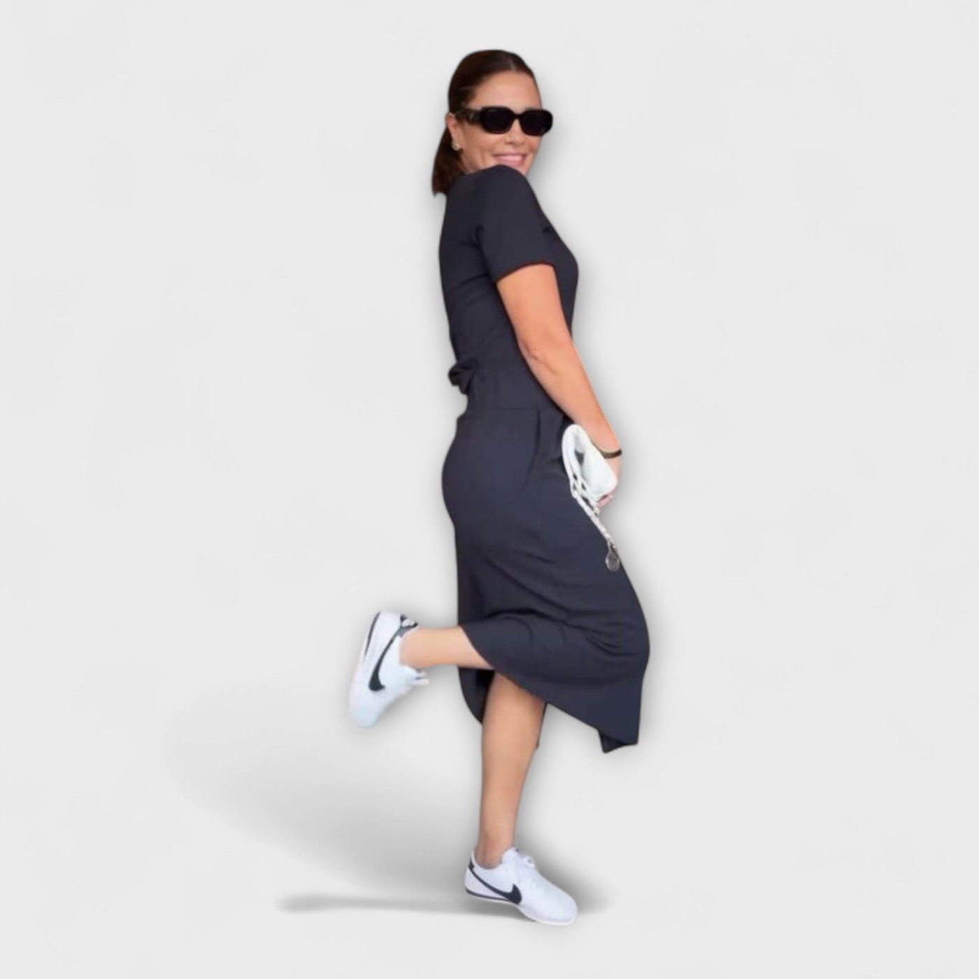 Danielle  ｜ Elegantný top s V-výstrihom a sukňou